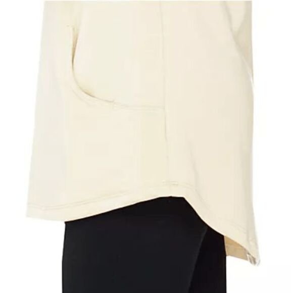 Denim & Co Womens 3X Active Regular French Terry Tunic Seam Detail Purple NWT - Picture 4 of 6